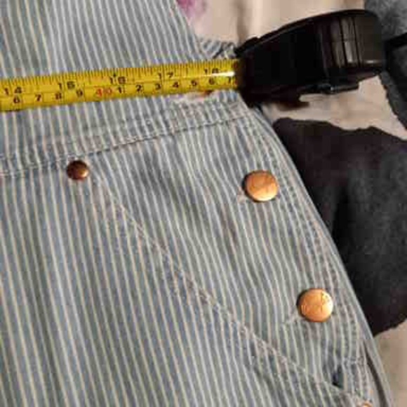 Wrangler-Lainey Wilson Striped Overalls- Women's SZ L NWT - Picture 11 of 11